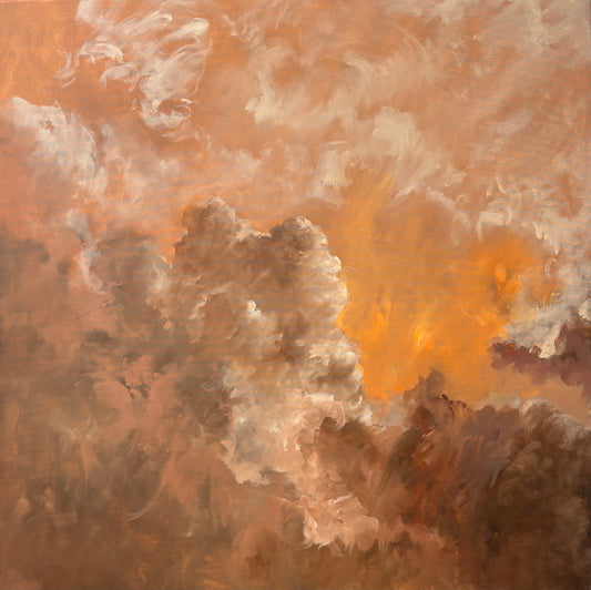 Amber sky